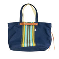 ROOTOTE　ルートート　LES TOILES DU SOLEIL　キャンバストートバッグ　マルチカラー　紺　ネイビー