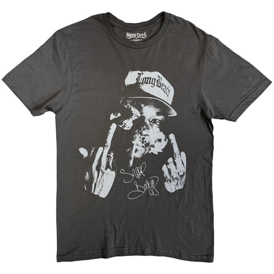 Snoop Dogg　スヌープドッグ　Blunt　半袖プリントTシャツ　ラップT　オフィシャル　グレー　Lサイズ【新品・正規品】