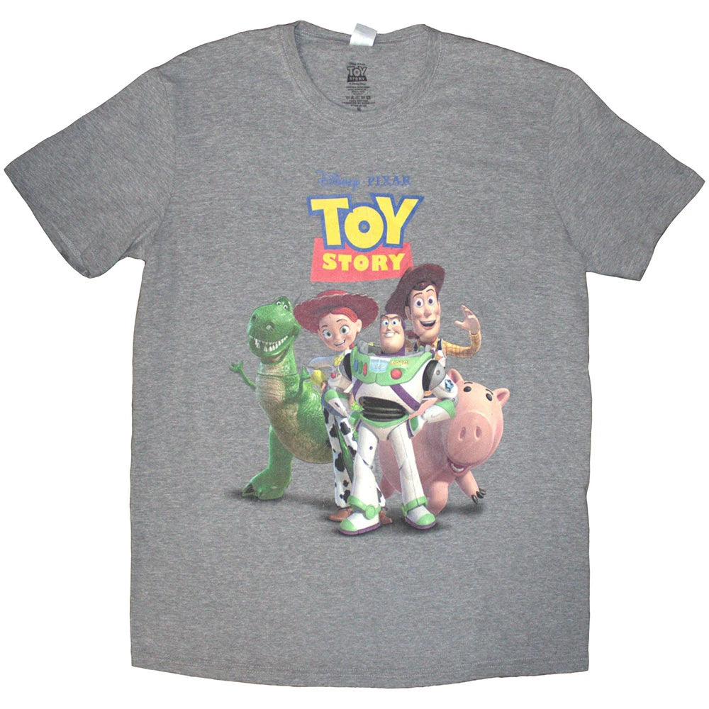 TOY STORY　トイストーリー　Disney　ディズニー　プリントTシャツ　ムービーT　グレー　Lサイズ【新品・正規品】
