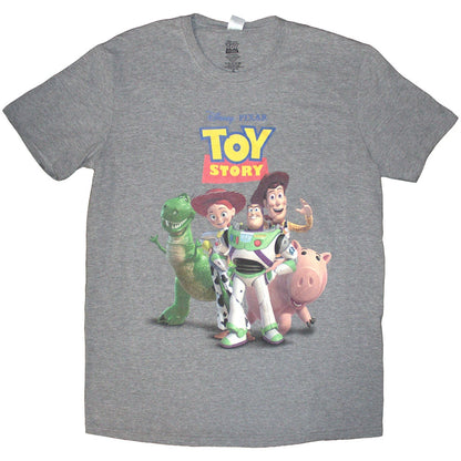 TOY STORY　トイストーリー　Disney　ディズニー　プリントTシャツ　ムービーT　グレー　Lサイズ【新品・正規品】