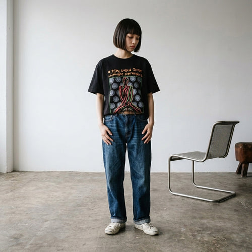 A Tribe Called Quest　ア・トライブ・コールド・クエスト　Midnight Marauders　半袖プリントTシャツ　ラップT　オフィシャル　黒　ブラック　Lサイズ【新品・正規品】